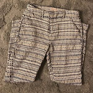 Black & White textured Merona ankle pants
