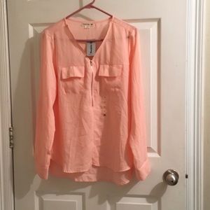 Pink long sleeve dress shirt! NWT! Open to offers!