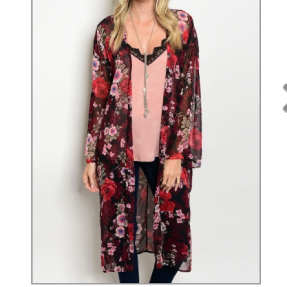 🌺🌸Long Floral Kimono🌸🌺