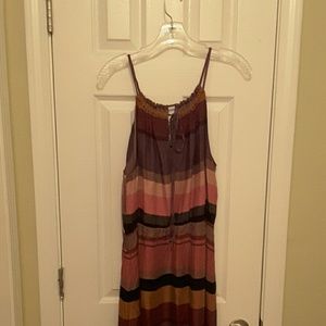 Striped maxi dress