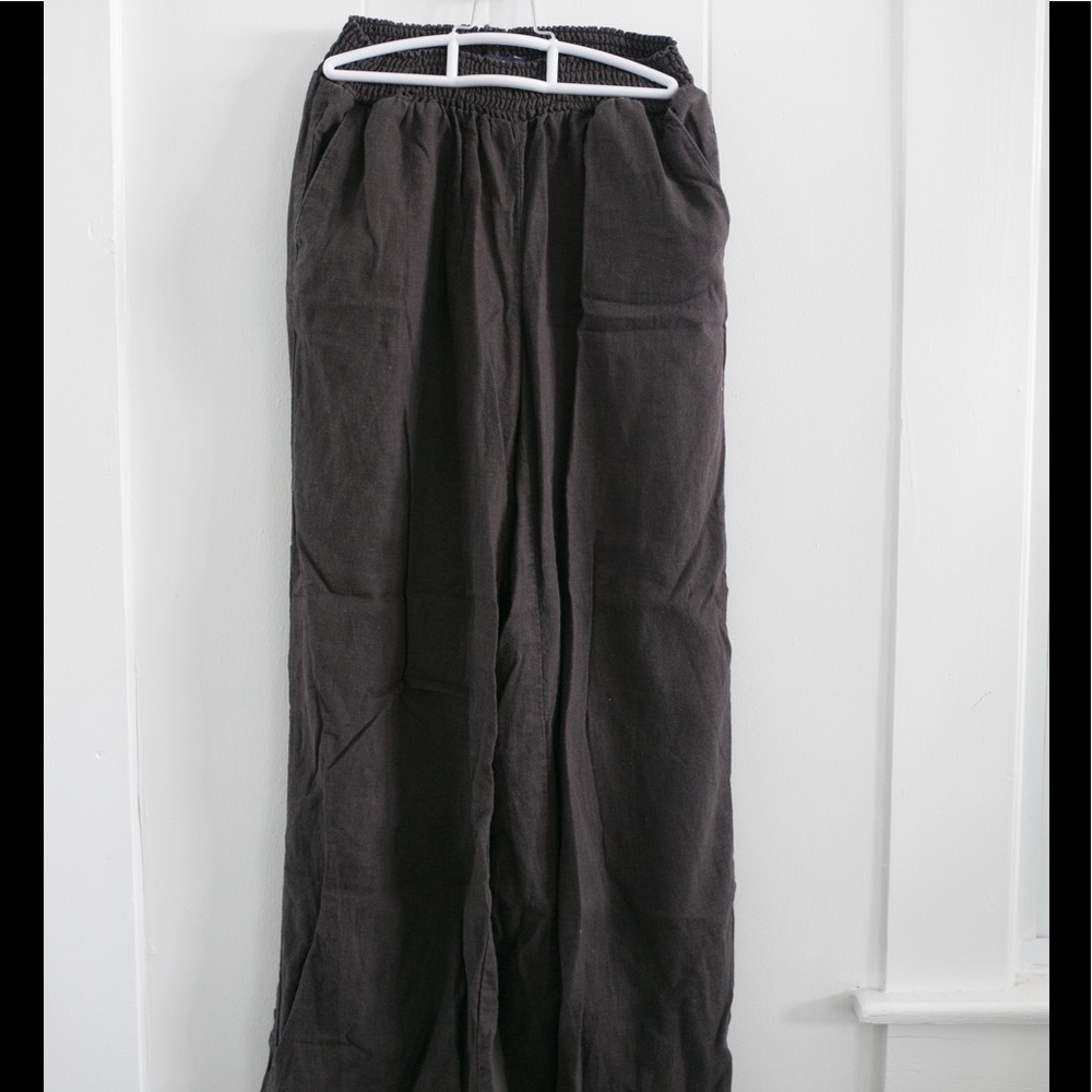 Grey Linen Pants