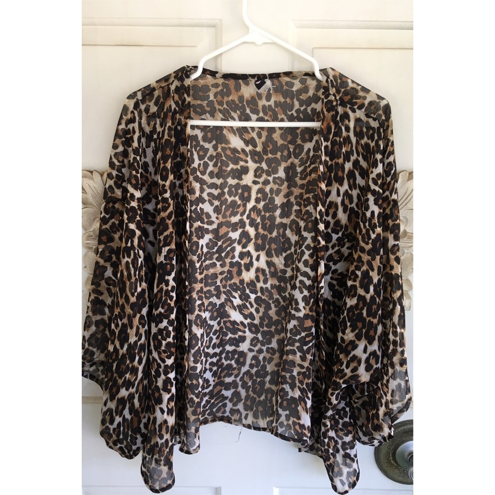 Leopard Cover up/Kimono