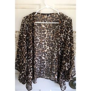 Leopard Cover up/Kimono