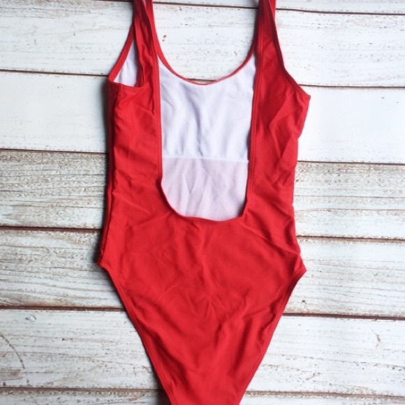 Bae Watch Cheeky Red Monokini - Picture 2 of 3