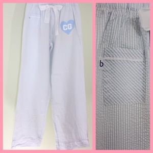 NWOT Cotton Seersucker Lounge Pants