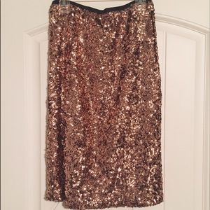 Sequin Midi Skirt