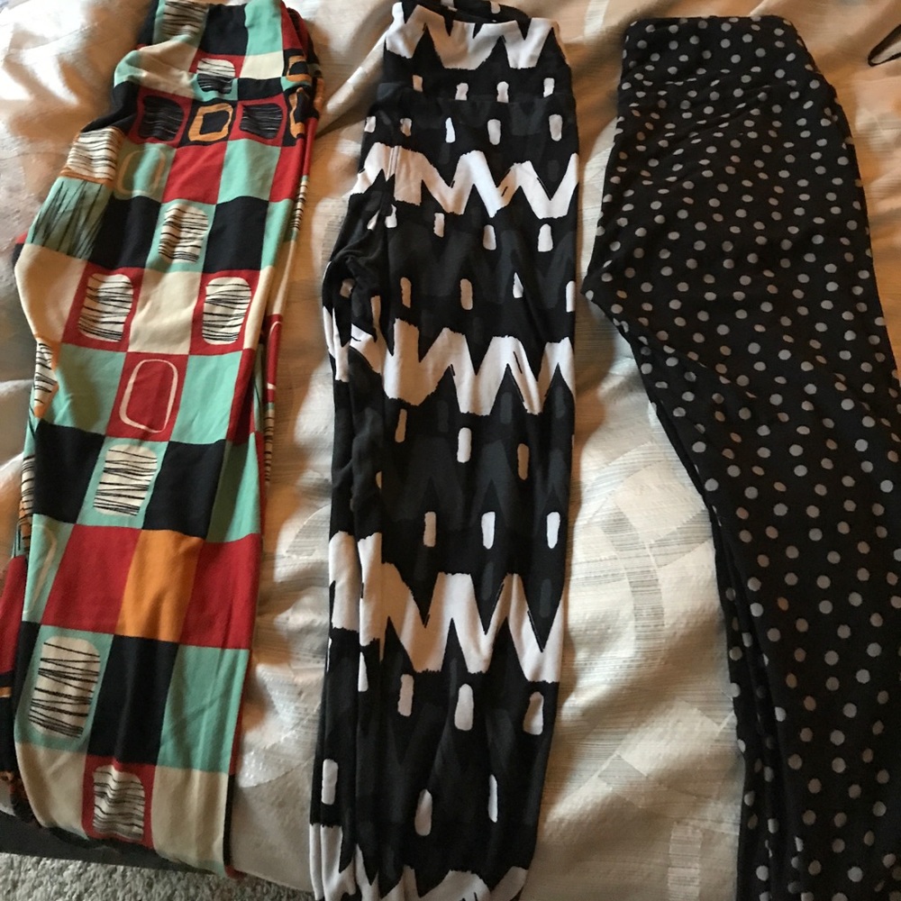 Lularoe leggings lot of 3
