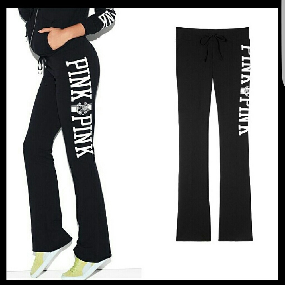 Pink body hugging flared pink pants size med
