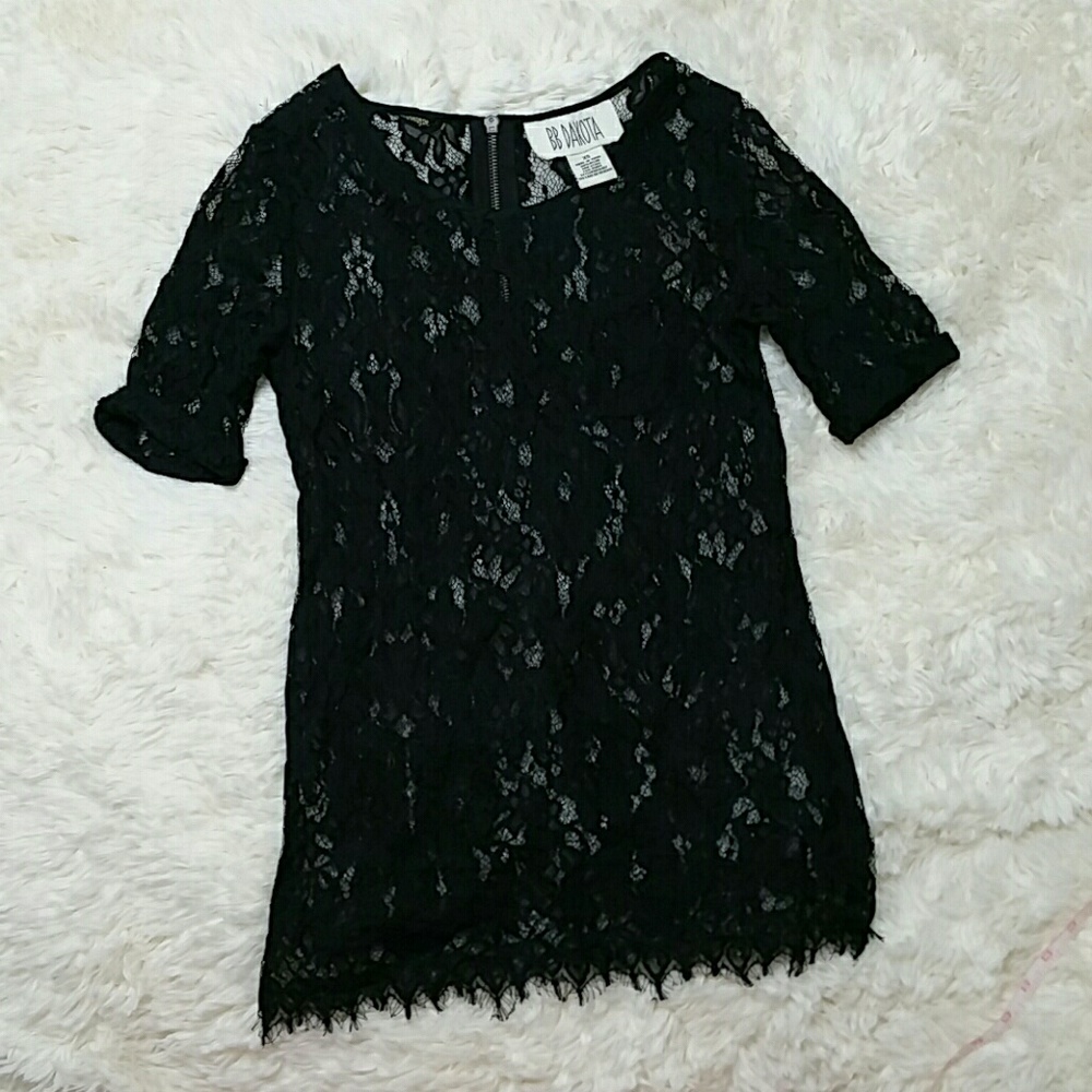 🍭sale🍭BB Dakota black lace blouse top