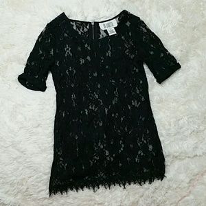 🍭sale🍭BB Dakota black lace blouse top