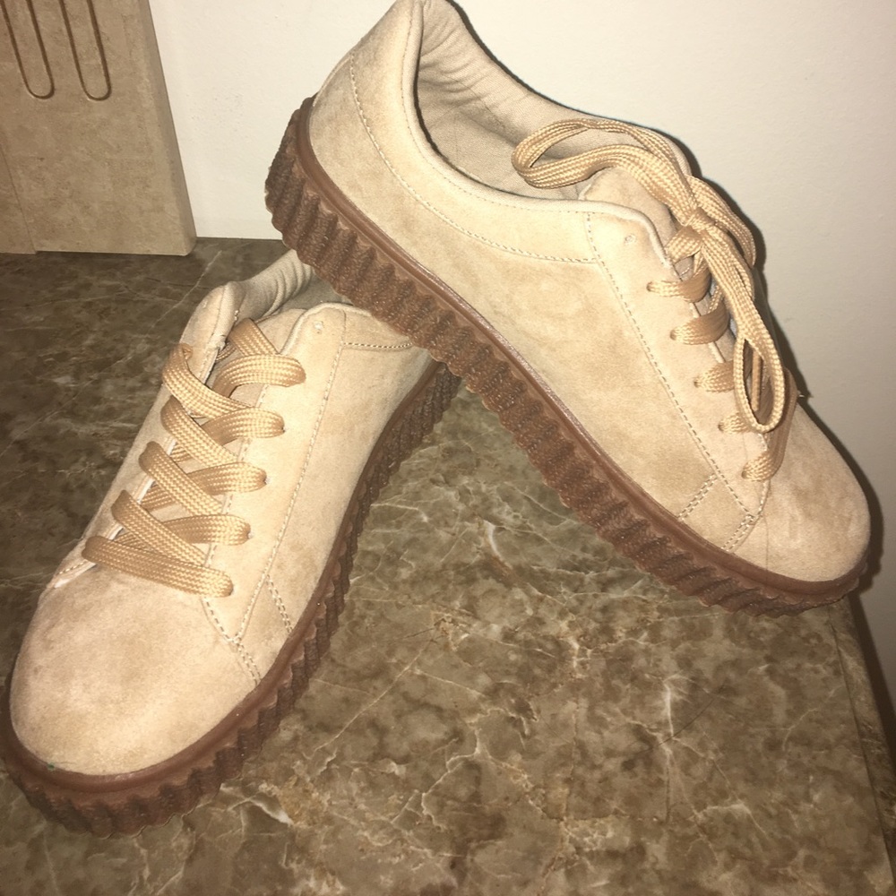 NEW Suede Sneakers - Never Worn