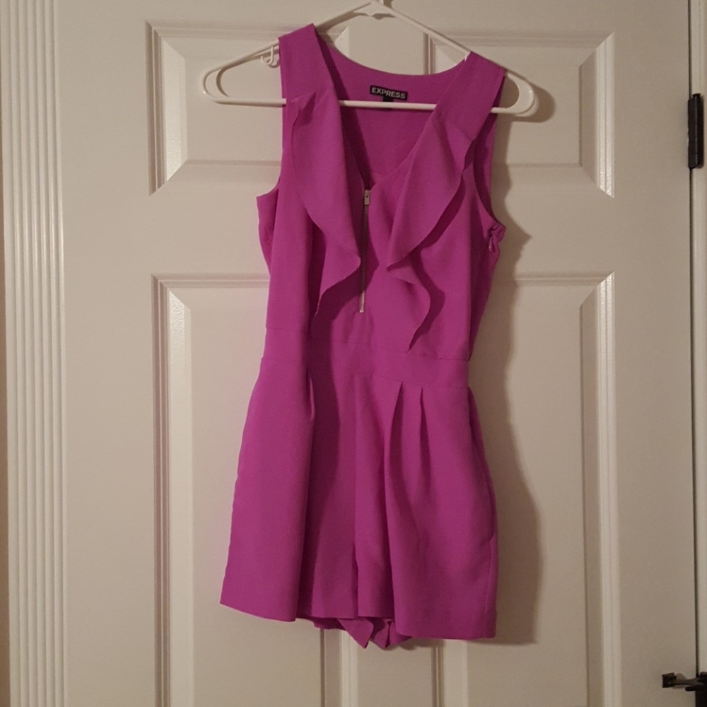 Express light purple romper
