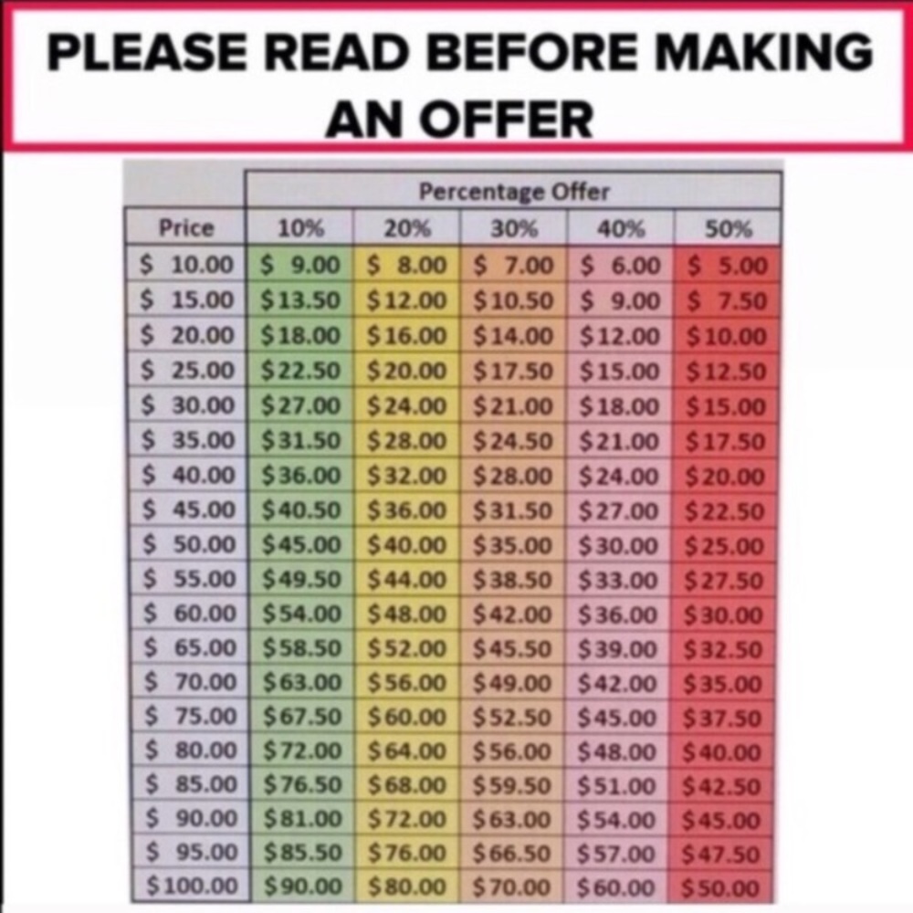 ‼️READ BEFORE MAKING AN OFFER‼️