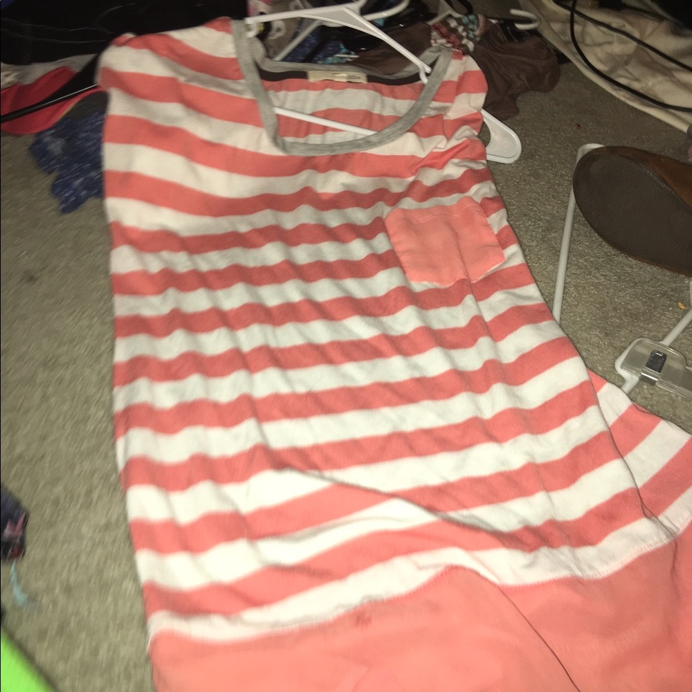 Coral and pink T shirt