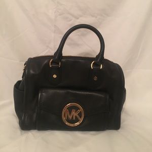 Black Michael Kors Bowler Bag