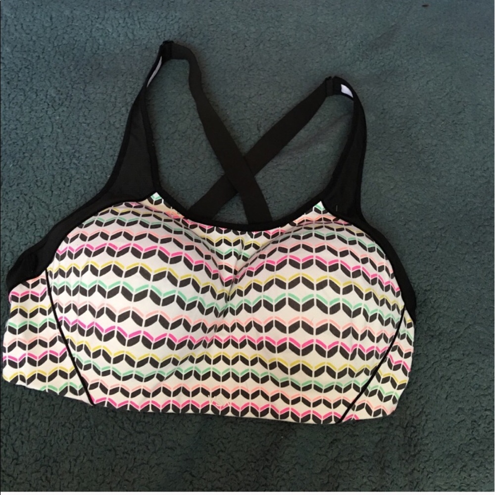 VICTORIA SECRET MULTI COLORED SPORTS BRA