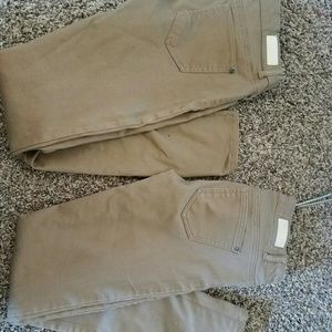 Skinny jean kaki pants