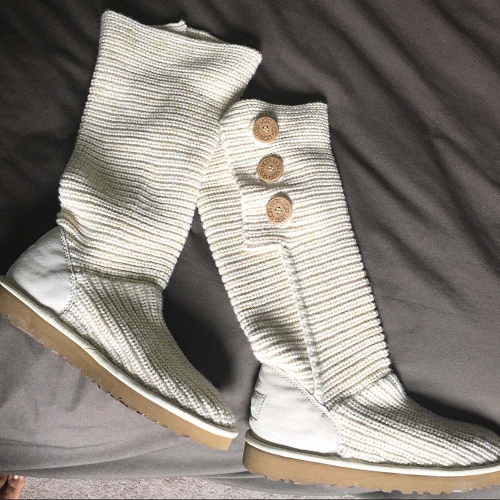 UGG Classic Cardy Cream Boots