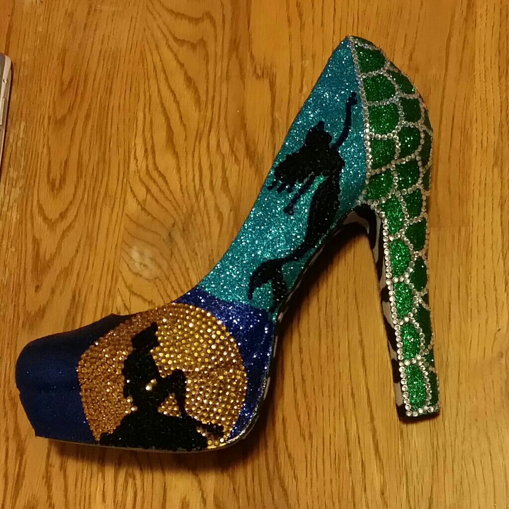 mermaid high heels