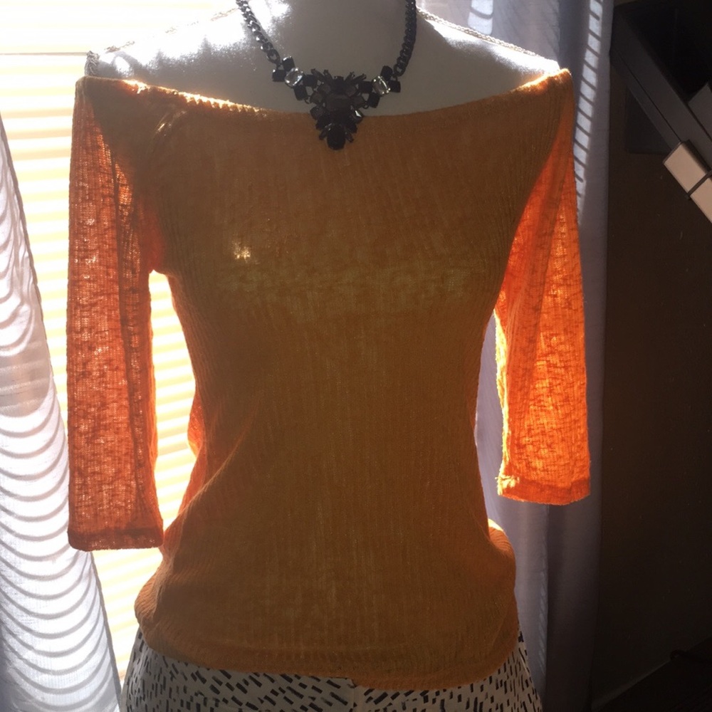 Mustard Yellow off Shoulder Top