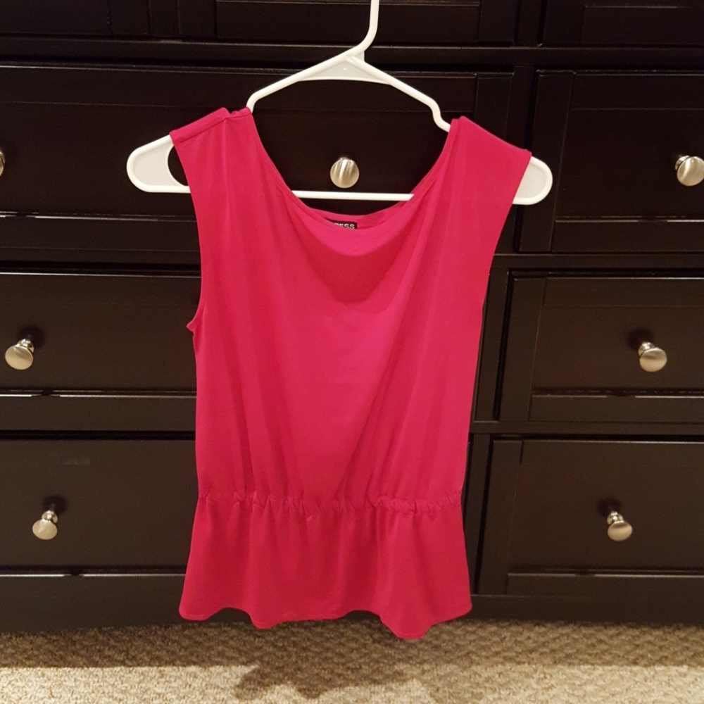 Express sleeveless tie back tank