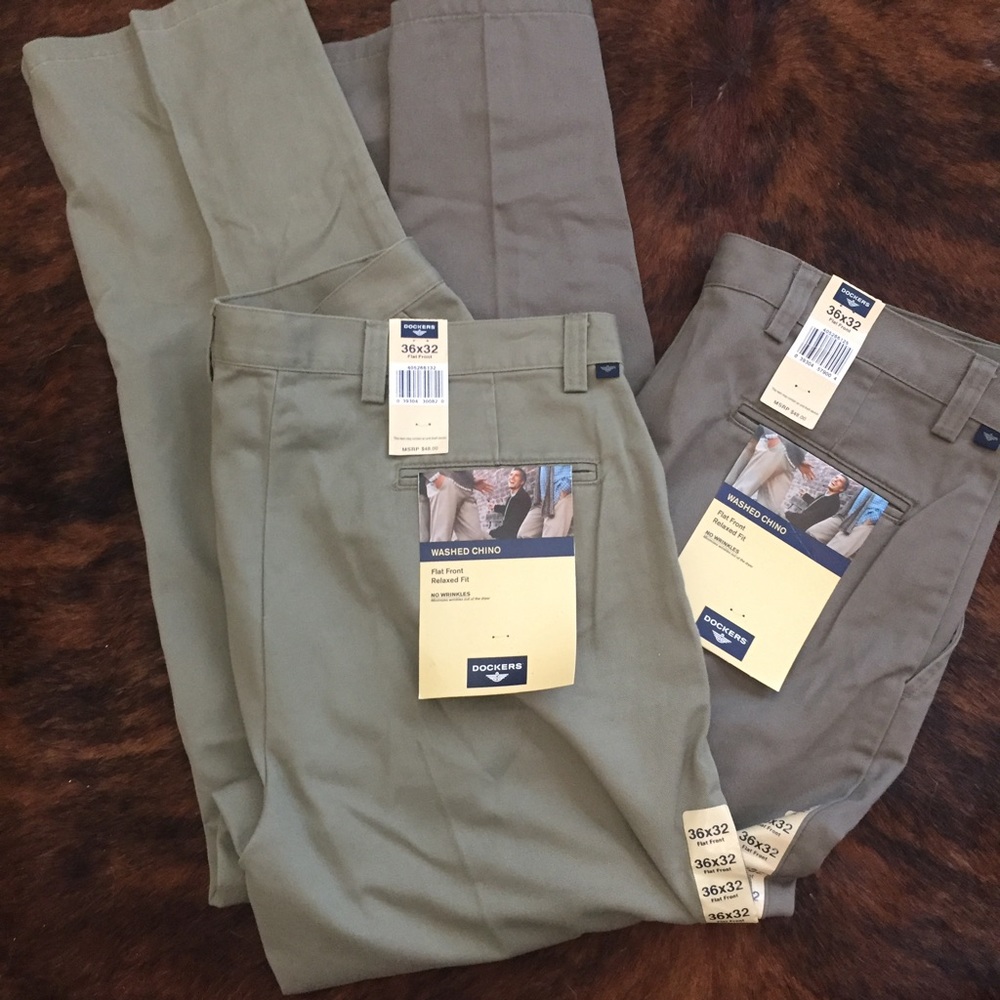 2 x docker pants 36 x 32 brand new