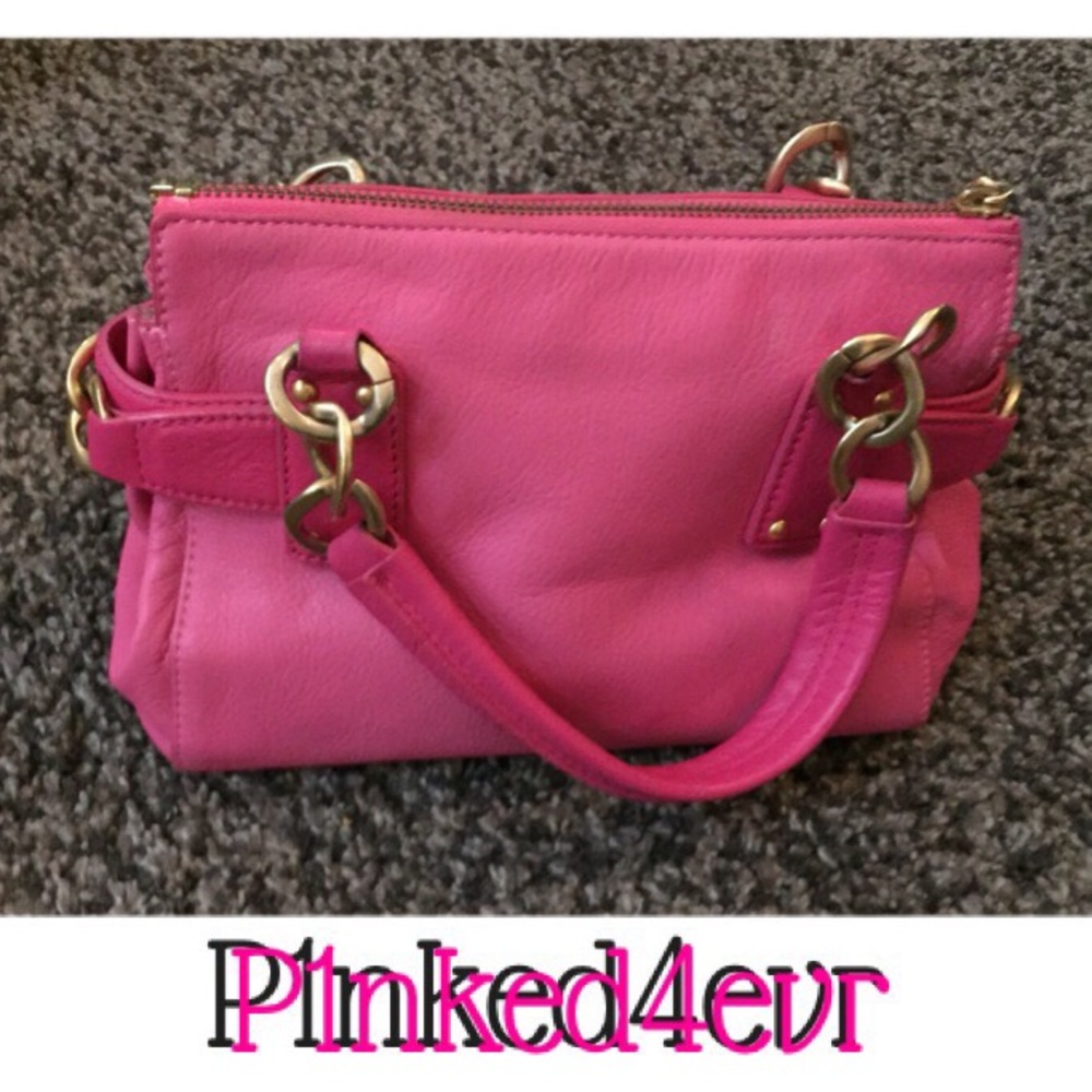 Juicy Couture Pretty Pink Purse with Gold Hardware