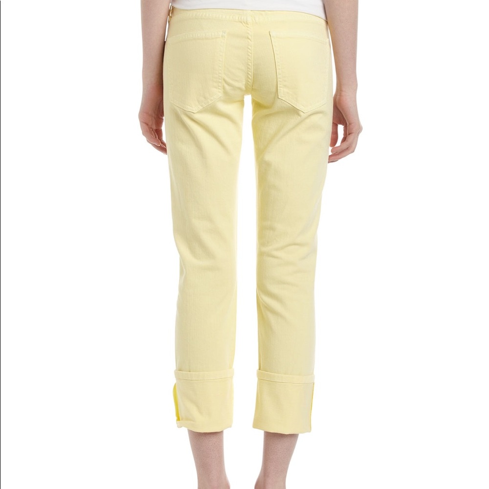 CURRENT/ELLIOT Lowrise Beatnik Faded Daffodil Jean