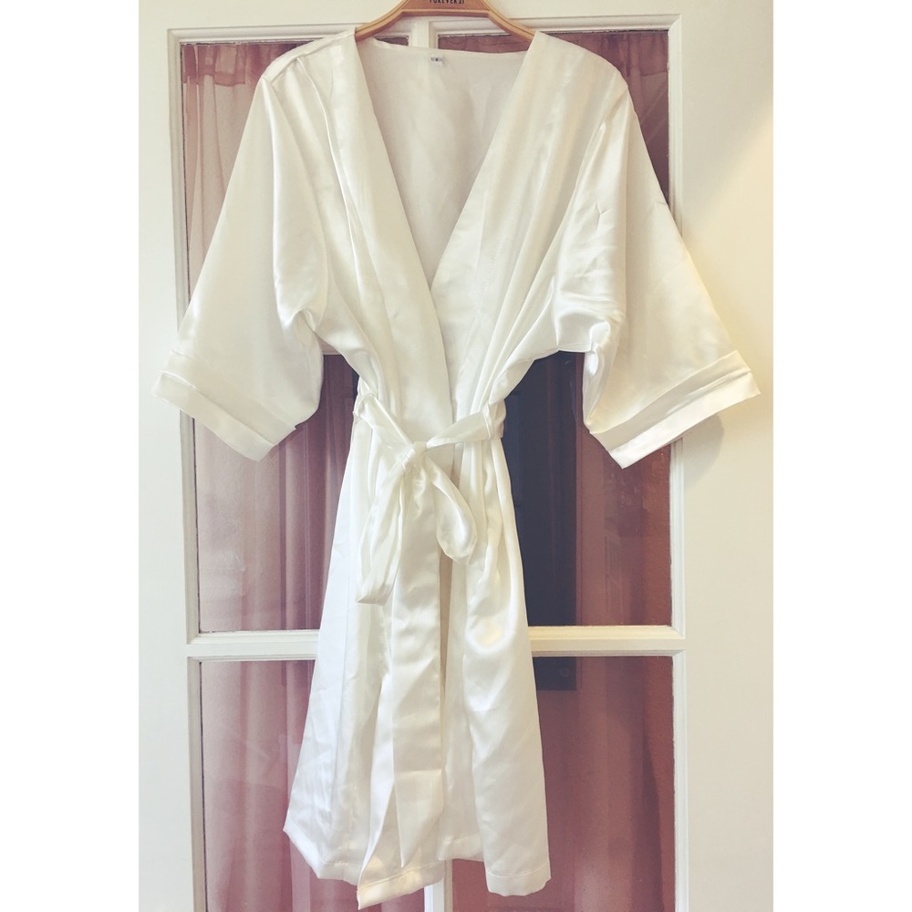 Satin Bridal Robe