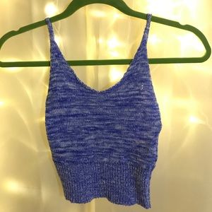 Knit crop top