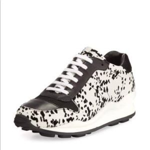 Opening Ceremony Velvet Low-Top Sneakers