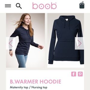 Boob design nursing hoodie sz M but fits like S/M