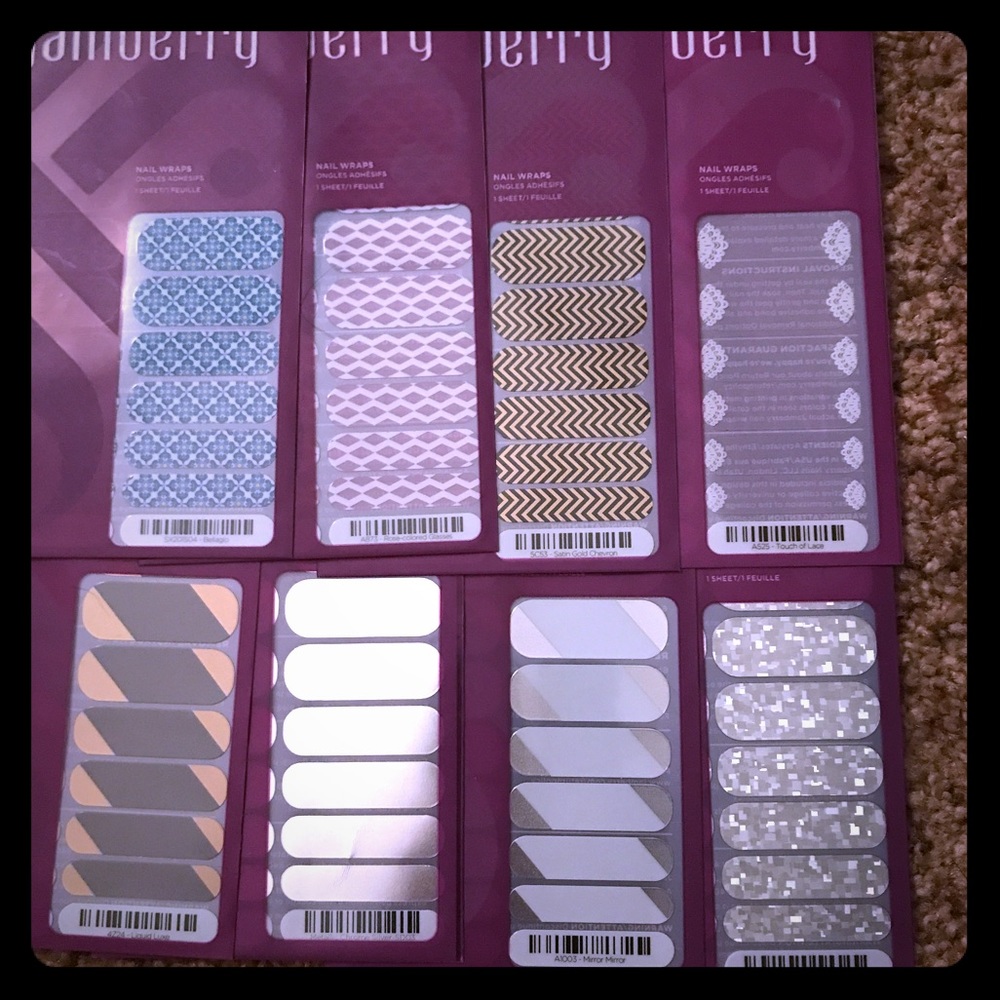 MULTIPLE FULL NWT Jamberry Nail Wrap Sheets!