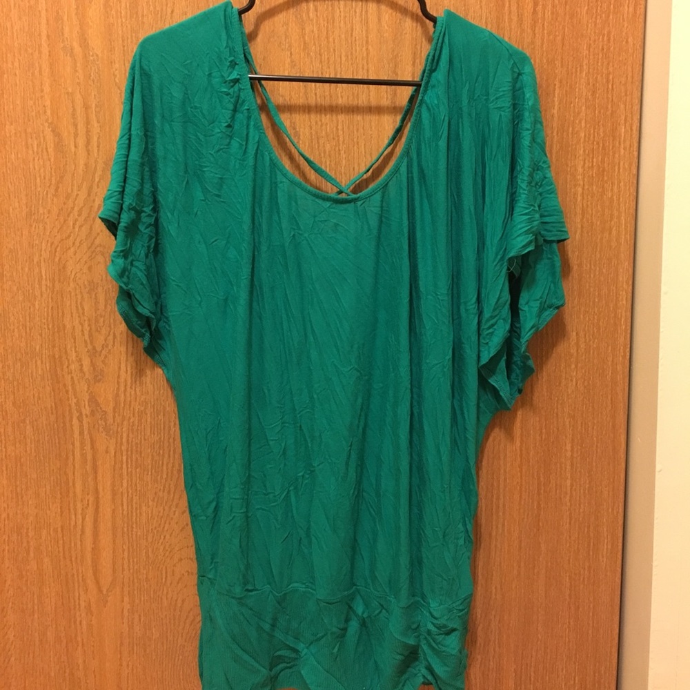 Forever 21 Twenty One blue flowy top