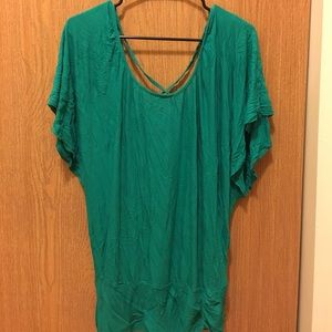 Forever 21 Twenty One blue flowy top