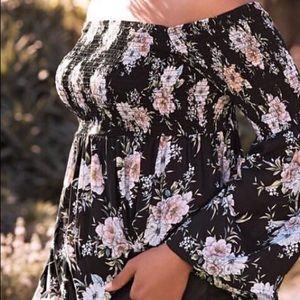 Torrid Floral Off The Shoulder Top