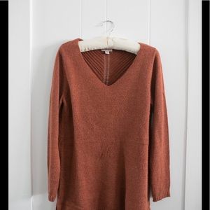 Burnt orange sweater