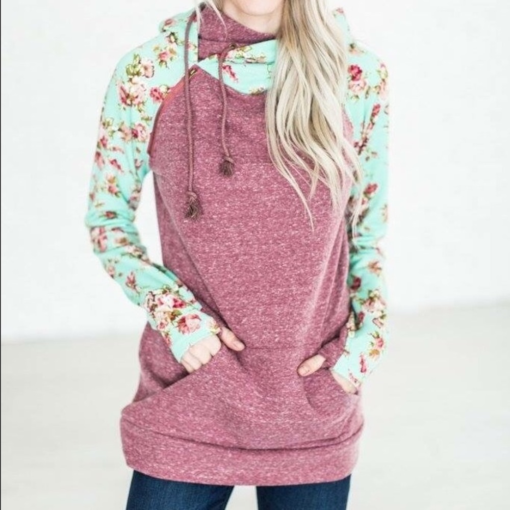 Floral Hoodie