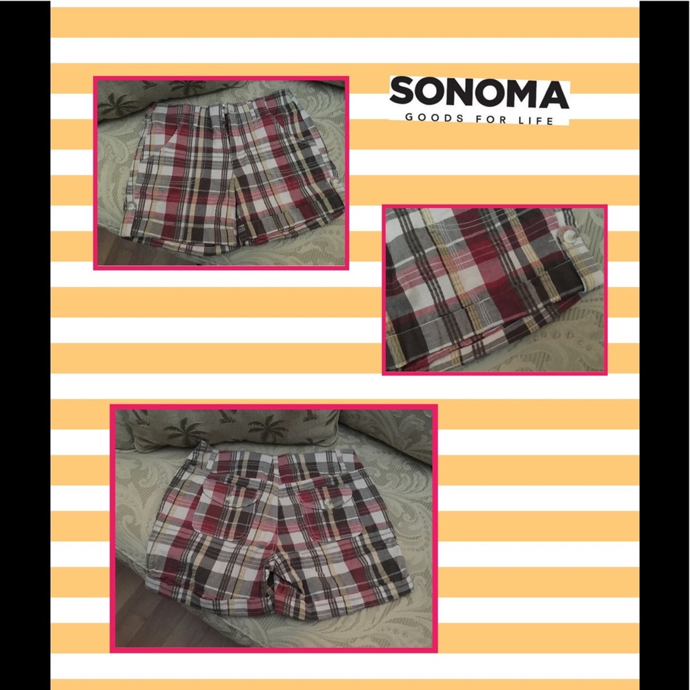 💕3/$15💕 Sonoma Plaid Shorts