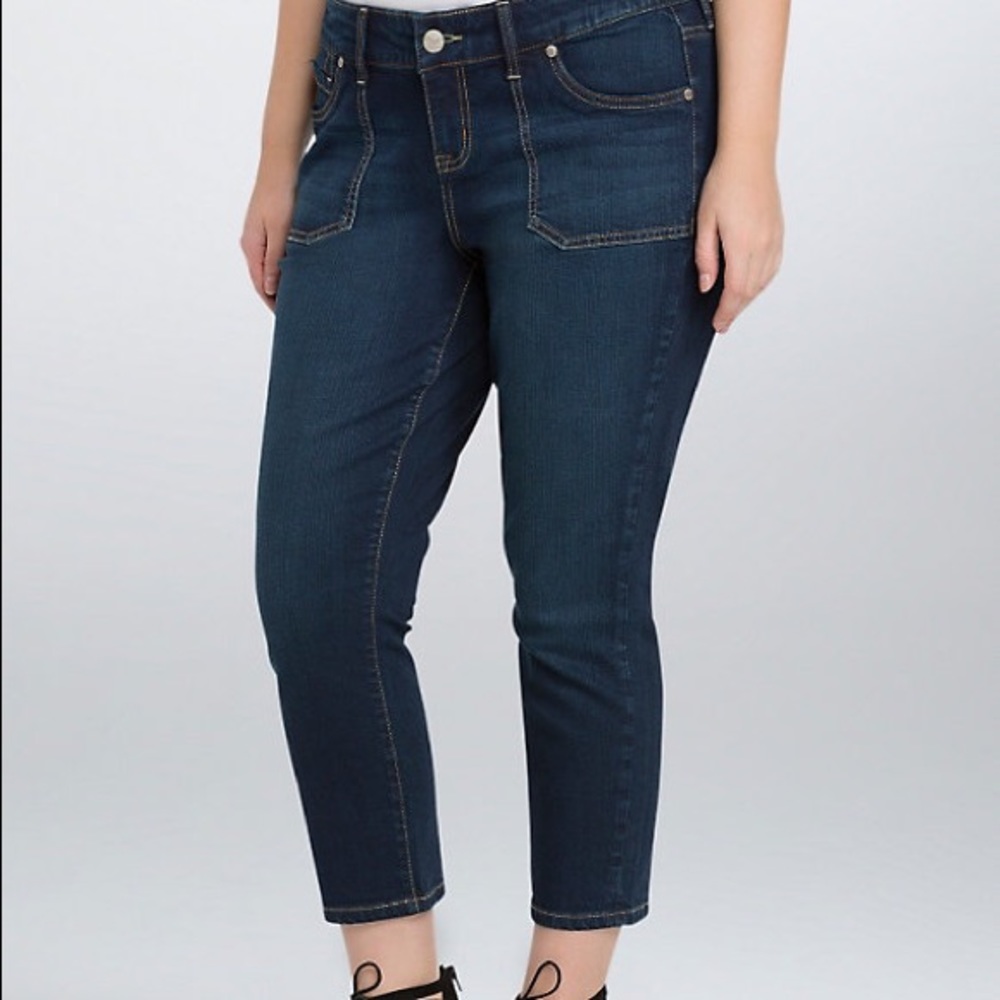 Torrid Cropped Skinny Jeans