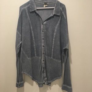 Free people we the free button down top
