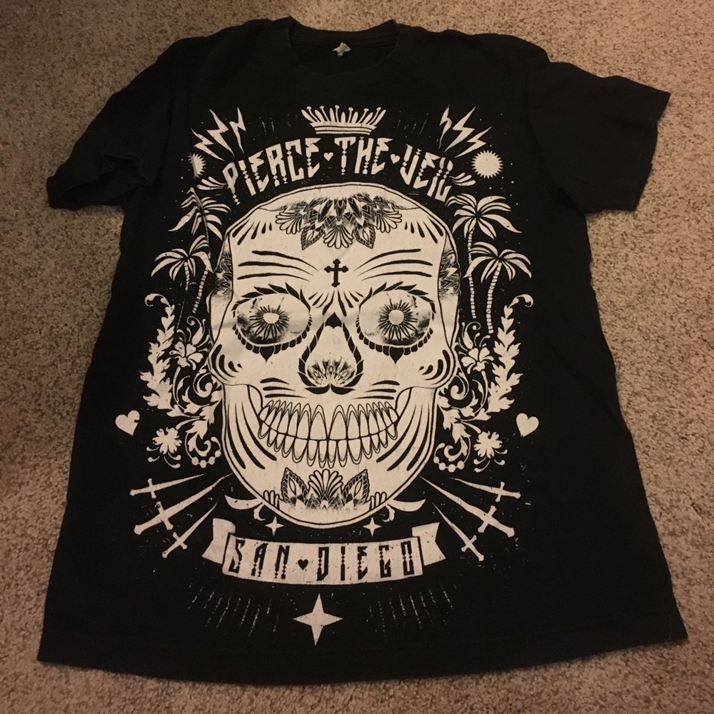 Pierce the veil sugar skull tee