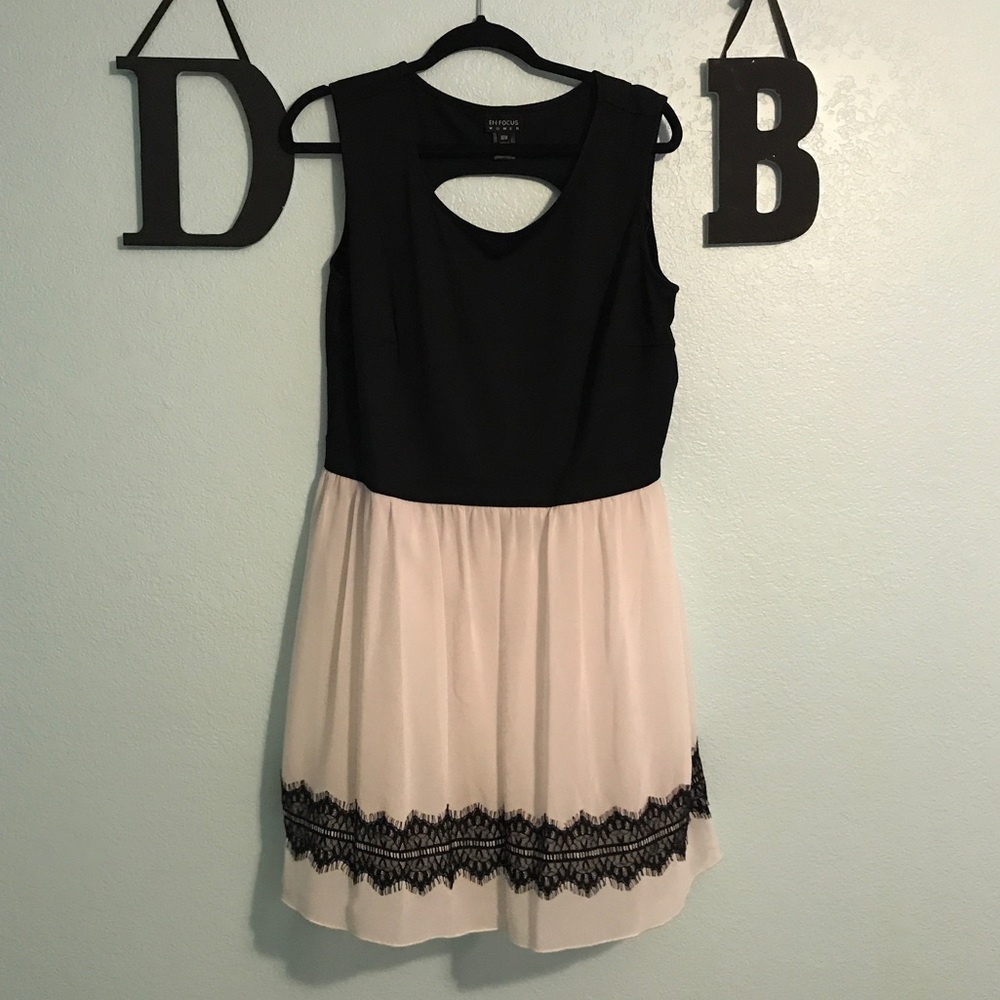Black and white dress