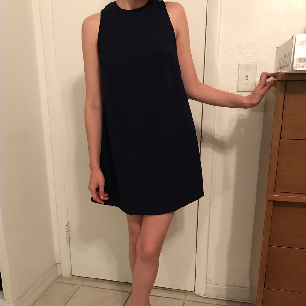 Mod navy blue dress