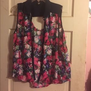 Wet Seal Sheer floral blouse