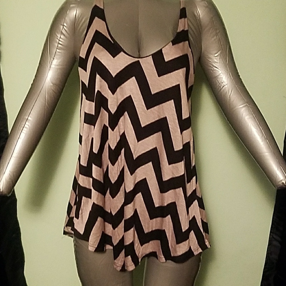 Go to  Mercari  Zig zag print shirt