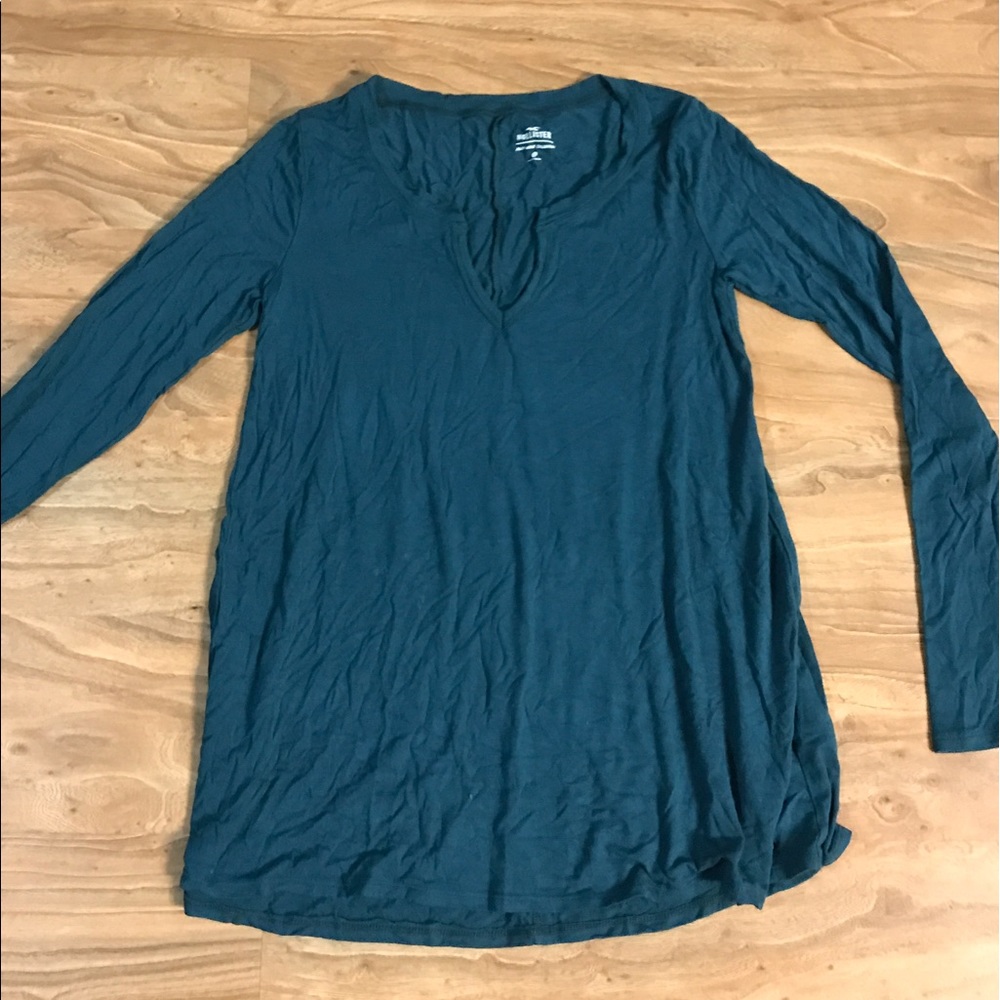 Hollister Soft V neck Blouse NWOT