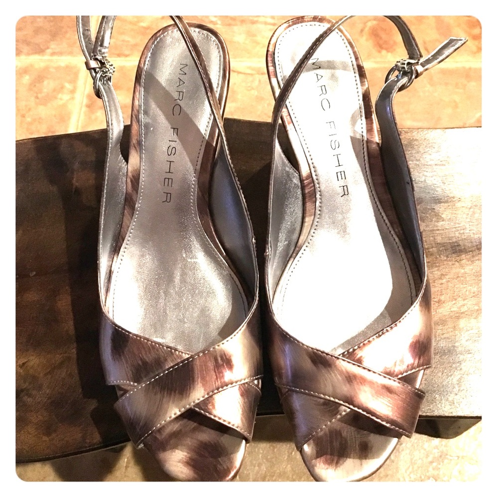 Marc Fisher wedge sandals