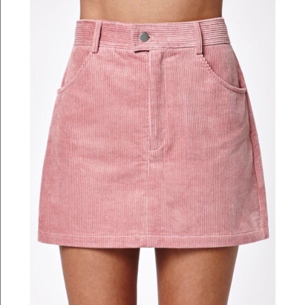 Kendall & Kylie Collection Rose Corduroy skirt
