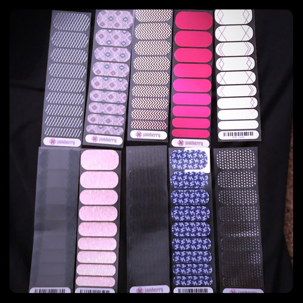 6 Jamberry Half Sheet Nail Wraps!